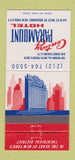 Matchbook Cover - Century Paramount Hotel New York City 30 Strike