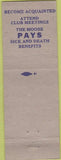 Matchbook Cover - Matchbook Cover Moose Lodge Shamokin PA
