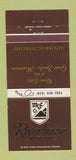 Matchbook Cover - Riverhouse Motor Lodge Gatlinburg TN 30 Strike