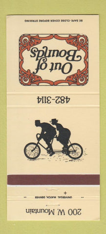Matchbook Cover - Out of Bounds Colorado 30 Strike