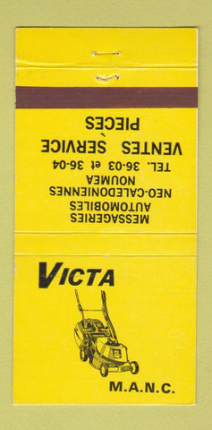 Matchbook Cover - Victa Lawn Mowers QC 30 Strike