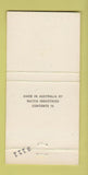 Matchbook Cover - Victa Lawn Mowers QC 30 Strike
