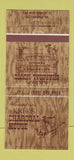 Matchbook Cover - Kristos Charcoal House Alexandria VA 30 Strike