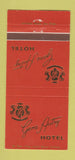 Matchbook Cover - Gete Autry Hotel Palm Springs CA 30 Strike