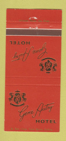 Matchbook Cover - Gete Autry Hotel Palm Springs CA 30 Strike