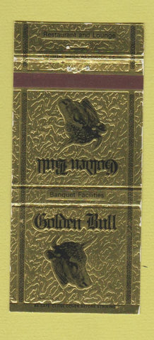 Matchbook Cover - Golden Bull Restaurant Gaithersburg MD 30 Strike