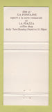 Matchbook Cover - Grosvenor House London UK England 30 Strike