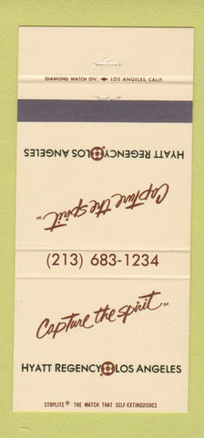 Matchbook Cover - Hyatt Regency Hotel Los Angeles CA 30 Strike