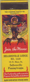 Matchbook Cover - Matchbook Cover Moose Lodge Sellersville PA