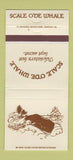 Matchbook Cover - Scale o'De Whale Portsmouth VA WEAR 30 Strike