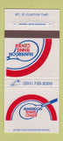 Matchbook Cover - Hunterdon Tennis Center Lebanon NJ 30 Strike