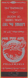 Matchbook Cover - Matchbook Cover Moose Lodge Richmond IN red
