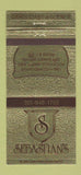 Matchbook Cover - Sebastian's Restaurant Rockville MD 30 Strike