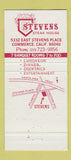 Matchbook Cover - Stevens Steak House Commerce CA 30 Strike