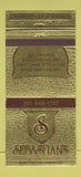 Matchbook Cover - Sebastian's Restaurant Rockville MD 30 Strike