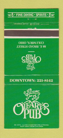 Matchbook Cover - O'Leary's Pub Columbus OH 30 Strike