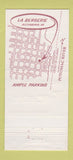Matchbook Cover - Las Bergerie French Restaurant Alexandria VA 30 Strike