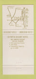 Matchbook Cover - Olympia Resort Hotel Oconomowoc WI 30 Strike