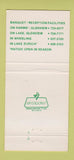 Matchbook Cover - Hackney's Hamburgers Wheeling Glenview IL 30 Strike