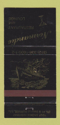 Matchbook Cover - Normandie Restaurant Gurnee IL 30 Strike