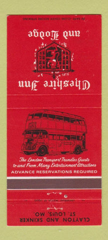 Matchbook Cover - Cheshire Inn Lodge St Louis MO 30 Strike