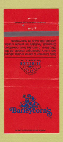 Matchbook Cover - Barleycorn's Cincinnati OH 30 Strike