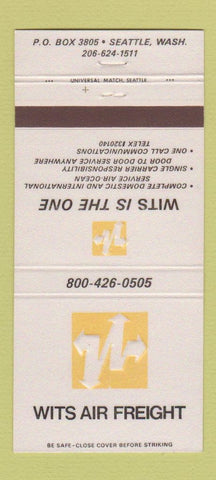 Matchbook Cover - Wits Air Freight Seattle WA 30 Strike