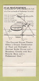 Matchbook Cover - Carousel Dinner Theatre Ravenna OH 30 Strike