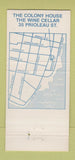 Matchbook Cover - The Colony House Charleston SC 30 Strike