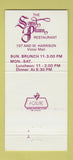 Matchbook Cover - Sand Plum Restaurant Guthrie OK 30 Strike
