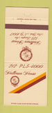 Matchbook Cover - Holloran House New York City 30 Strike