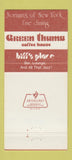 Matchbook Cover - Holloran House New York City 30 Strike