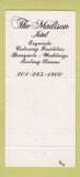 Matchbook Cover - Rod's 1890's Restaurant Morris Township NJ 30 Strike