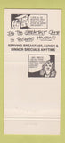 Matchbook Cover - Harlow's Hollywood Cafe Houston TX 30 Strike
