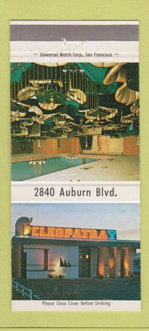 Matchbook Cover - Cleopatra Sacramento CA WEAR 30 Strike