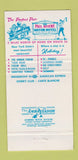 Matchbook Cover - The Beeches Paul Revere Motor Hotel Rome NY 30 Strike