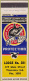 Matchbook Cover - Matchbook Cover Moose Lodge Vincennes IN