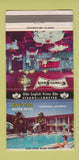 Matchbook Cover - Royale Palms Motor Hotel Bakersfield CA 30 Strike