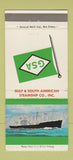 Matchbook Cover - Gulf & South American Steamship New Orleans LA 30 Strike