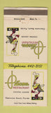Matchbook Cover - Pelican Restaurant Clearwater Beach FL #1 WHITE WEAR 30 Strike