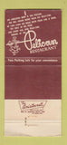 Matchbook Cover - Pelican Restaurant Clearwater Beach FL #1 WHITE WEAR 30 Strike