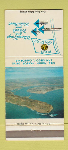 Matchbook Cover - Port of San Diego CA 30 Strike