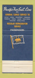 Matchbook Cover - Pacific Far East Line San Francisco CA WEAR 30 Strike