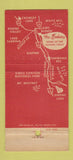 Matchbook Cover - The Embers Restaurant Bishop CA WEAR 30 Strike