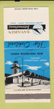 Matchbook Cover - Savarin International Room Oakland CA Airport 30 Strike