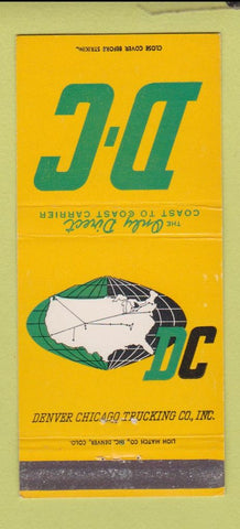 Matchbook Cover - Denver Chicago Trucking 30 Strike
