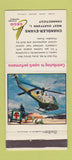 Matchbook Cover - Chandler Evans Bell Helicopter West Hartford CT 30 Strike