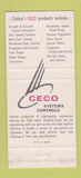 Matchbook Cover - Chandler Evans Bell Helicopter West Hartford CT 30 Strike