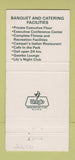 Matchbook Cover - Sheraton Denver Tech Center Colorado 30 Strike