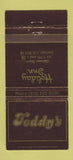 Matchbook Cover - Teddy's Holiday Inn Denver Colorado WEAR 30 Strike
